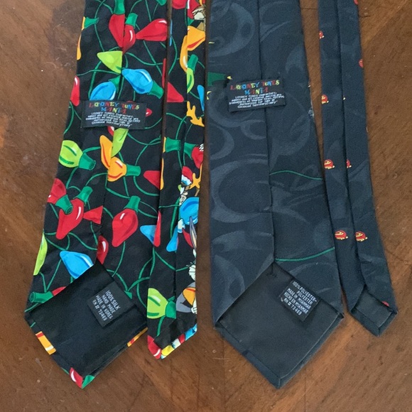 Warner Brothers Looney Tunes Mania Retro Vintage Christmas Holiday Ties - Picture 7 of 13
